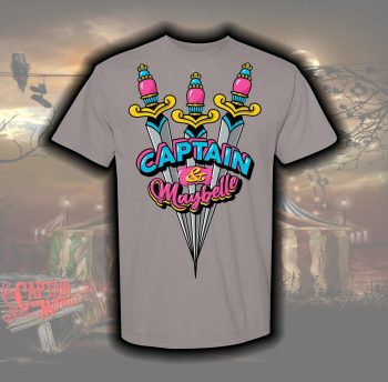 5 Color C&M T-shirt w/ 3 Swords