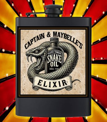 Captain & Maybelle flask.